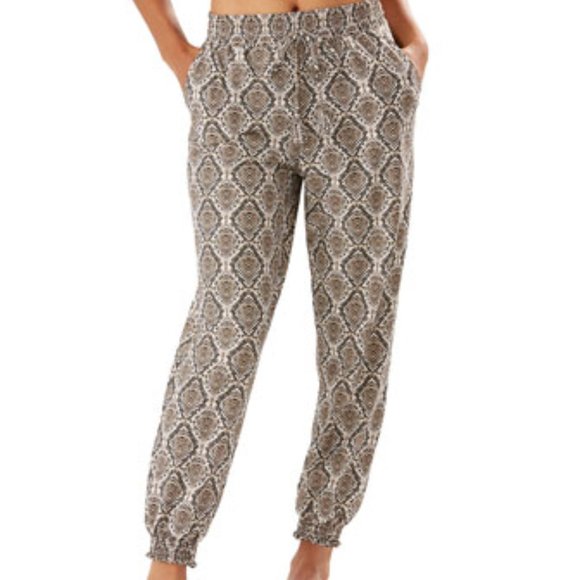 Tommy Bahama Desert Python Jogger Swim Cover-Up Pants S/P - Picture 2 of 16